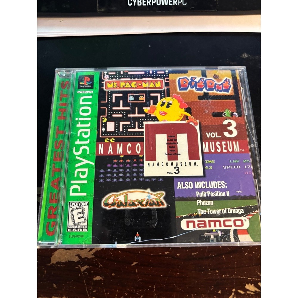 Namco Museum Vol. 3 PlayStation 1 Manual Included NTSC-U/C 1996